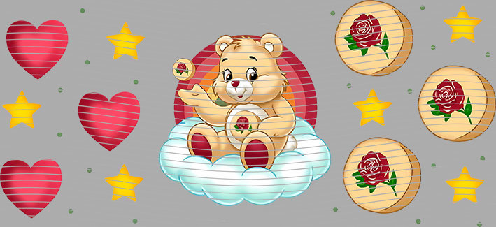 16oz Care Bears-Be-221